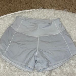 luluemon 4” mid rise speed up shorts